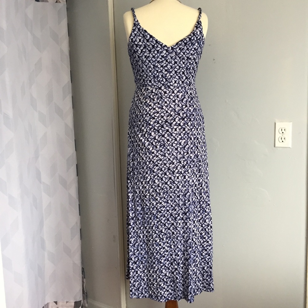 Beautiful blue pattern summer dress